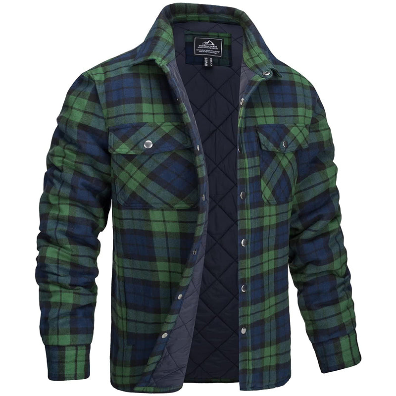 Crew - Veste de bûcheron à carreaux pour homme