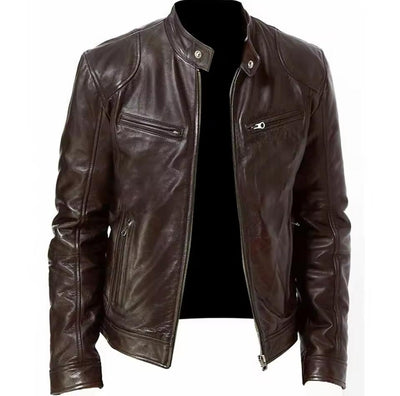 TRENT | Veste de motard en cuir