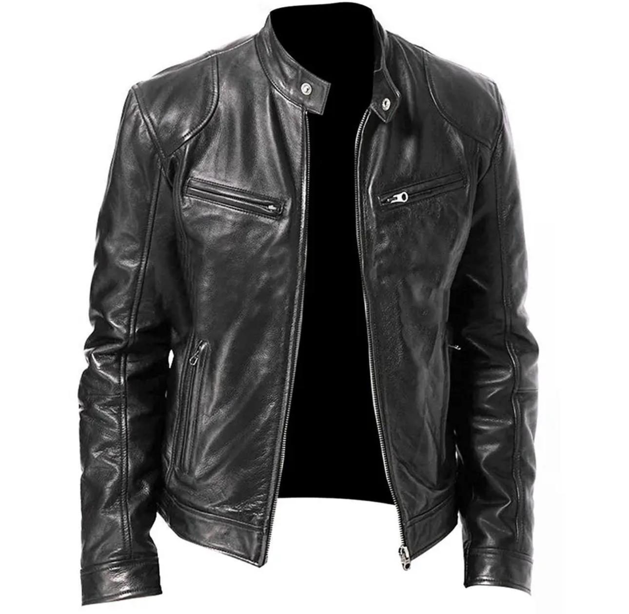 TRENT | Veste de motard en cuir