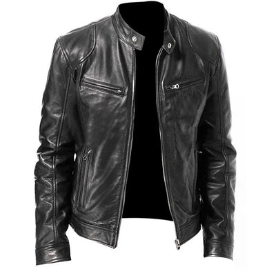 TRENT | Veste de motard en cuir