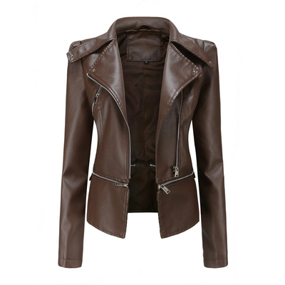 Shayna | Veste en cuir élégante pour femmes