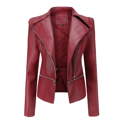Shayna | Veste en cuir élégante pour femmes