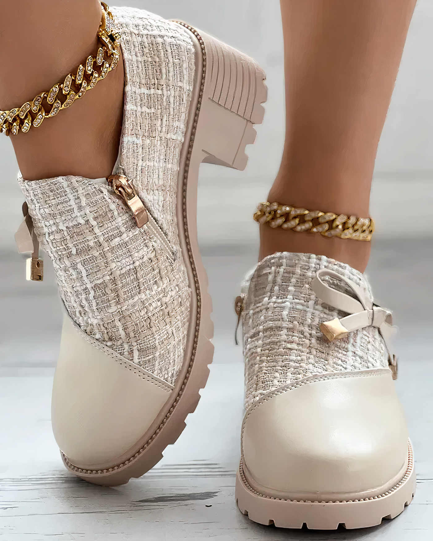 Salma - Talons épais à bouts pointus