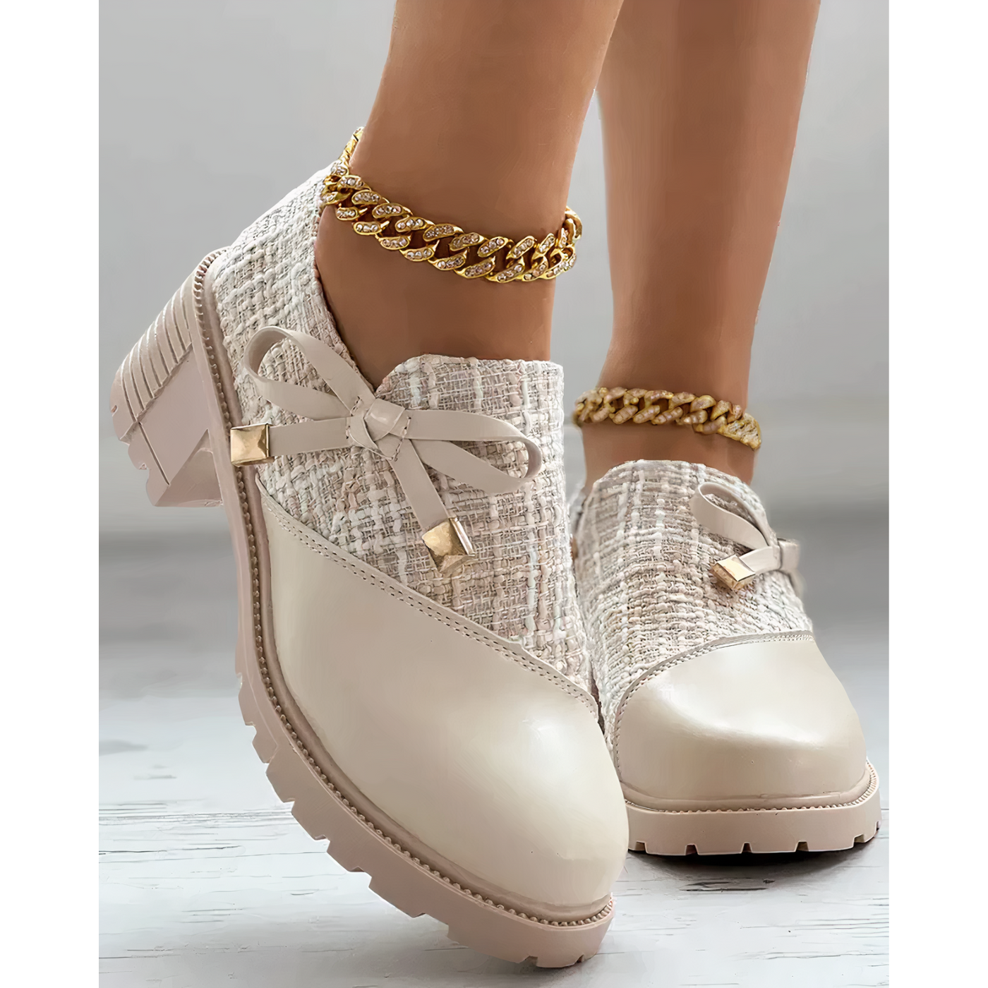Salma - Talons épais à bouts pointus