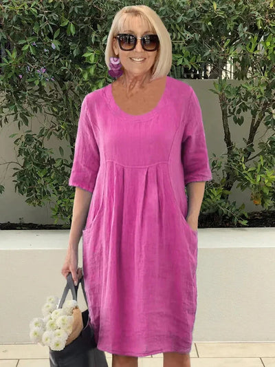 Violette | Robe d'été élégante avec poches