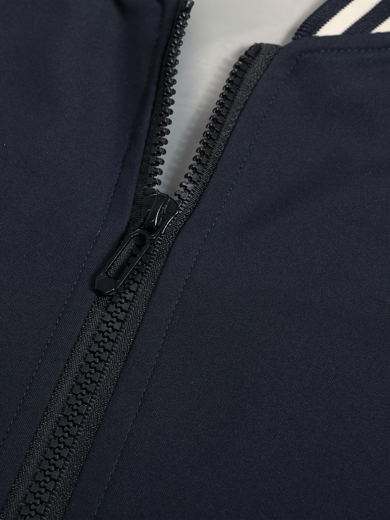 Veste de Baseball Zippée Color Block pour Hommes