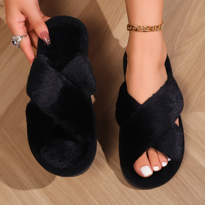 Thalia - Chaussures d'intérieur chaudes pour dames