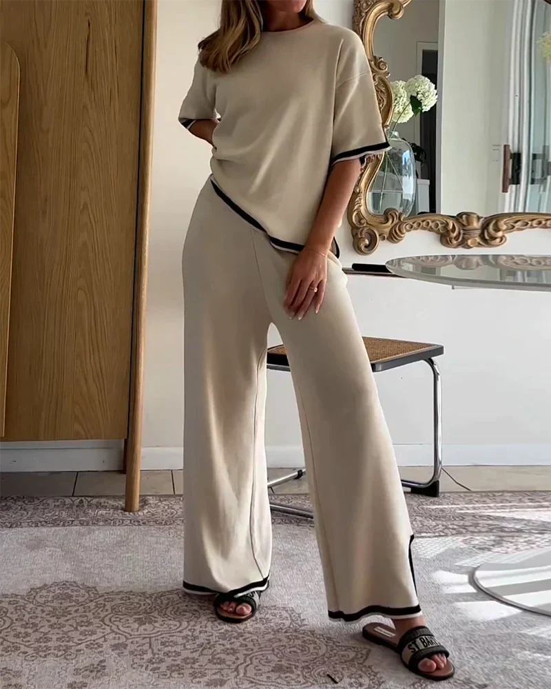 Julienne - Ensemble deux pièces : T-shirt et pantalon