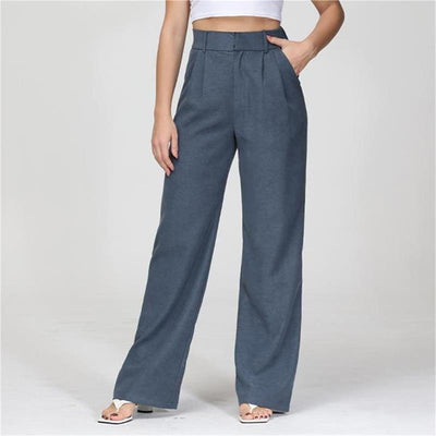 Grace - Pantalon palazzo à taille haute et à jambes larges