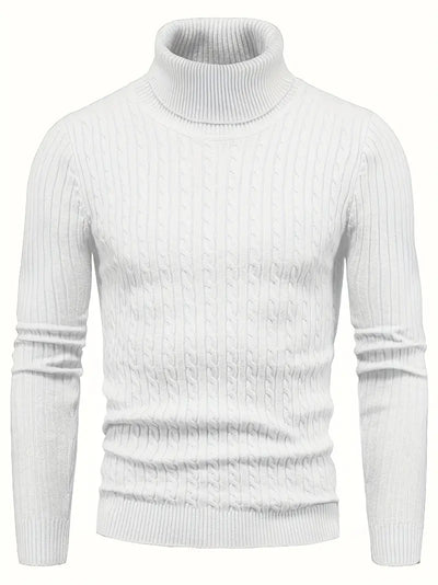 Dalton - Pull à col roulé tricoté pour homme