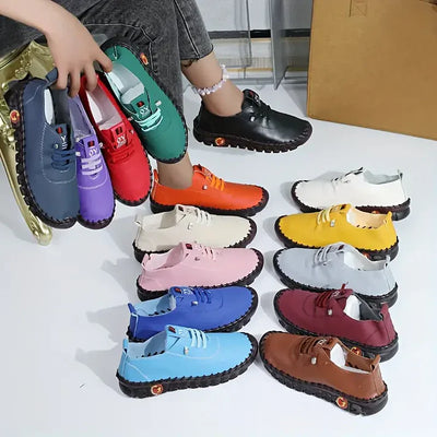 LARA | SNEAKERS DÉCONTRACTÉES SOLIDES POUR FEMME