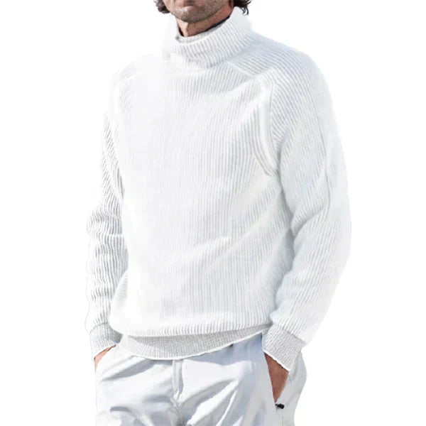 Aoron - Pull à col roulé pour hommes