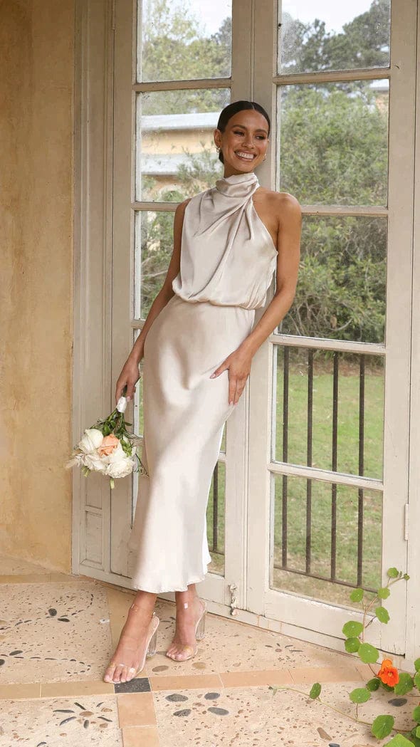 Elodia - Robe longue et brillante