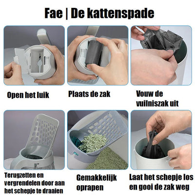 Pelle à litière pour chats - Efficace et facile à utiliser