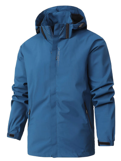 Veste Imperméable Légère à Capuche pour Hommes