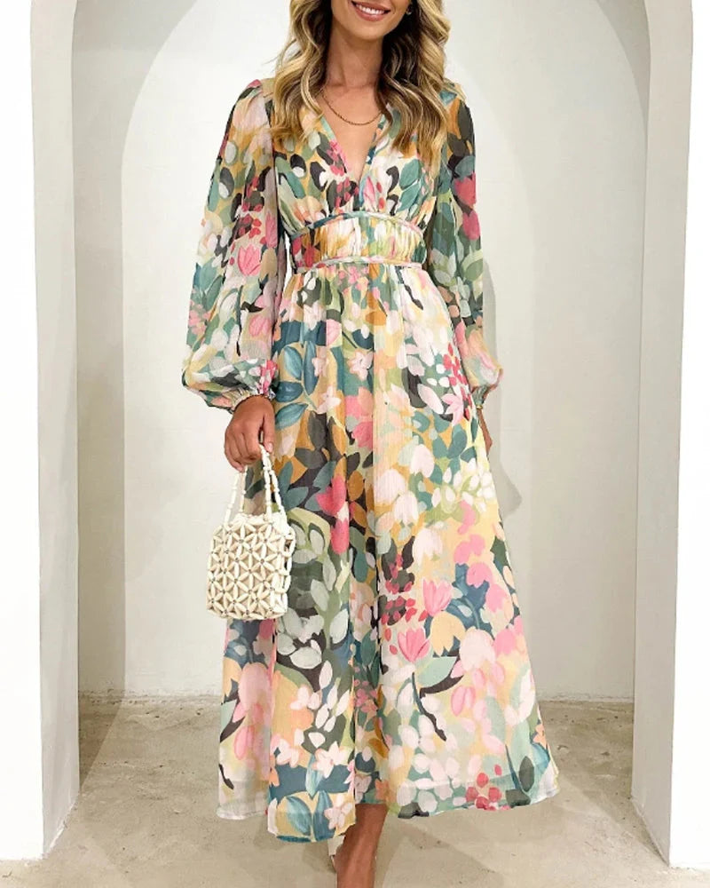 CARLOTTA | Robe florale élégante