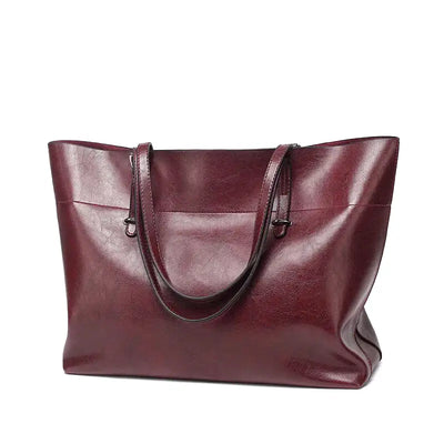 Elisha - Sac à Main de Cours en Cuir Lisse