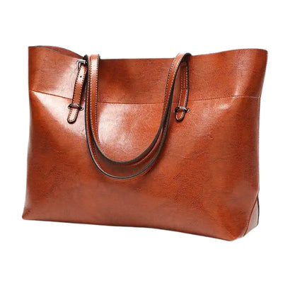 Elisha - Sac à Main de Cours en Cuir Lisse
