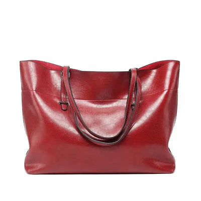 Elisha - Sac à Main de Cours en Cuir Lisse