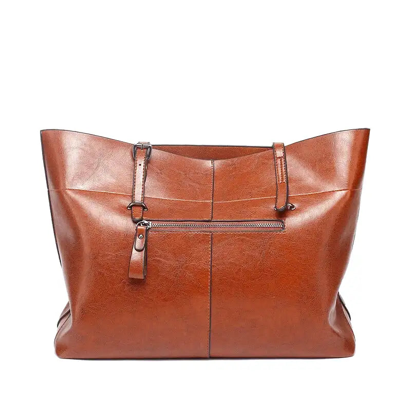 Elisha - Sac à Main de Cours en Cuir Lisse