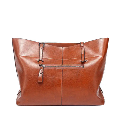 Elisha - Sac à Main de Cours en Cuir Lisse