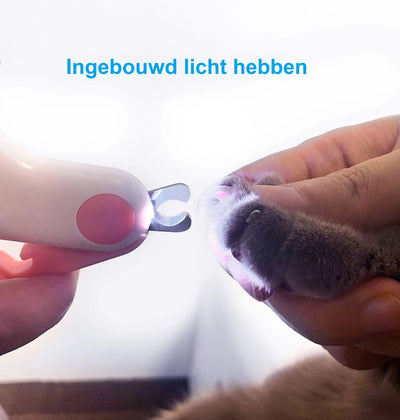 Coupe-ongles avec lumière pour chiens - Sécurité et précision