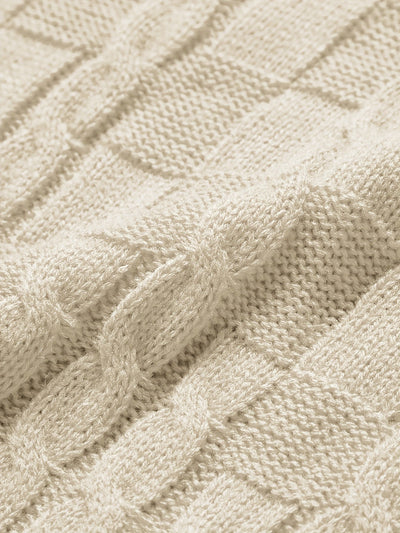 Foster - Pull en câble décontracté pour hommes