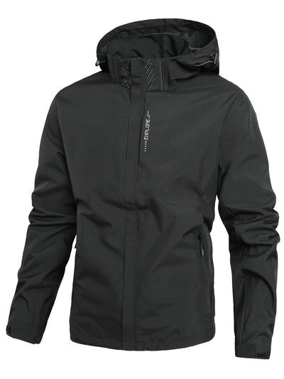 Veste Imperméable Légère à Capuche pour Hommes