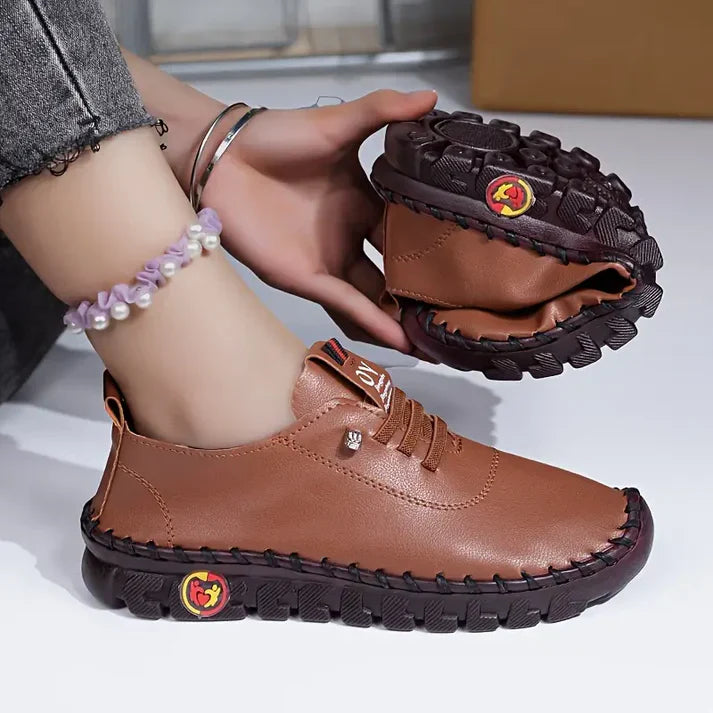 LARA | SNEAKERS DÉCONTRACTÉES SOLIDES POUR FEMME