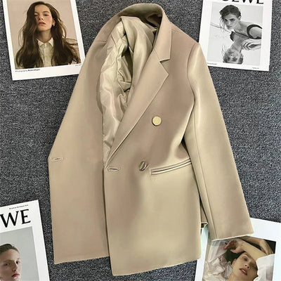 Angela - Blazer double boutonnage pour femmes, pour le bureau et les loisirs