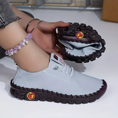 LARA | SNEAKERS DÉCONTRACTÉES SOLIDES POUR FEMME