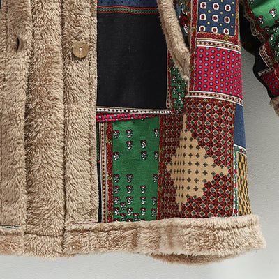 Veste longue à capuche Vintage pour femmes