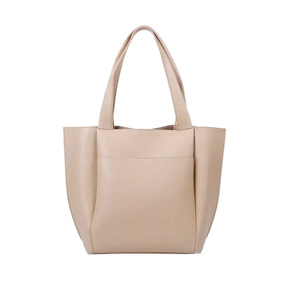 Dasha - Grand Sac à Main de Cours en Cuir Souple