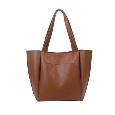 Dasha - Grand Sac à Main de Cours en Cuir Souple