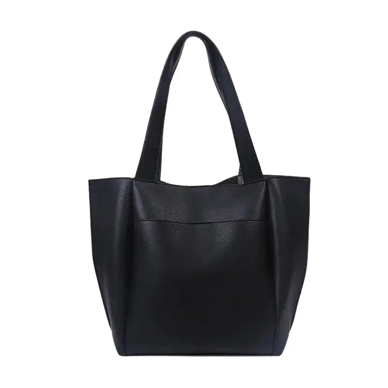 Dasha - Grand Sac à Main de Cours en Cuir Souple