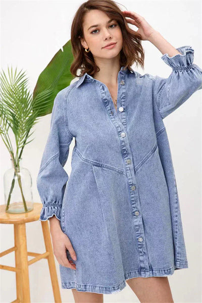 LINN | Robe en jean pour femme