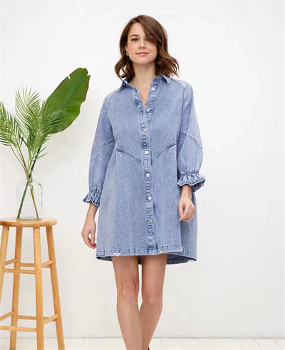 LINN | Robe en jean pour femme
