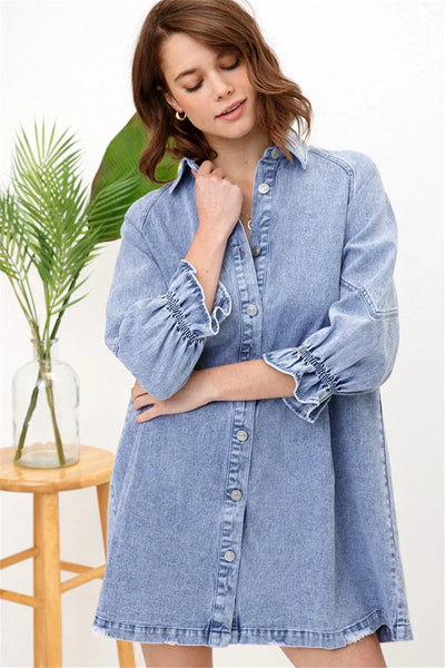 LINN | Robe en jean pour femme