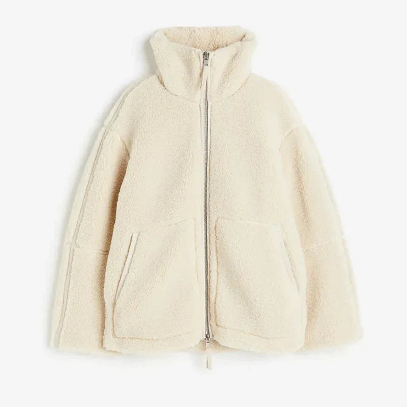 Veste Femme Décontractée en Mélange de Polyester et Acrylique