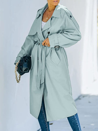 Armani  - Trench-coat long et élégant pour femmes pour l'hiver