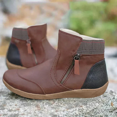 Collins - Bottes orthopédiques imperméables en cuir