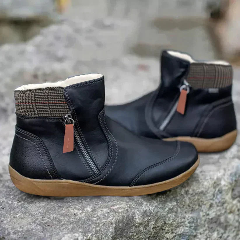 Collins - Bottes orthopédiques imperméables en cuir