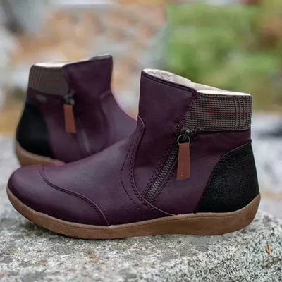 Collins - Bottes orthopédiques imperméables en cuir