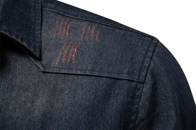 RUBEN | Chemise en jean extensible pour hommes