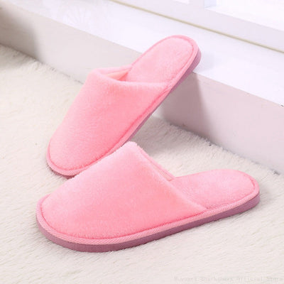 Annalise - Talon épais coton fourrure chaussons confortables femmes