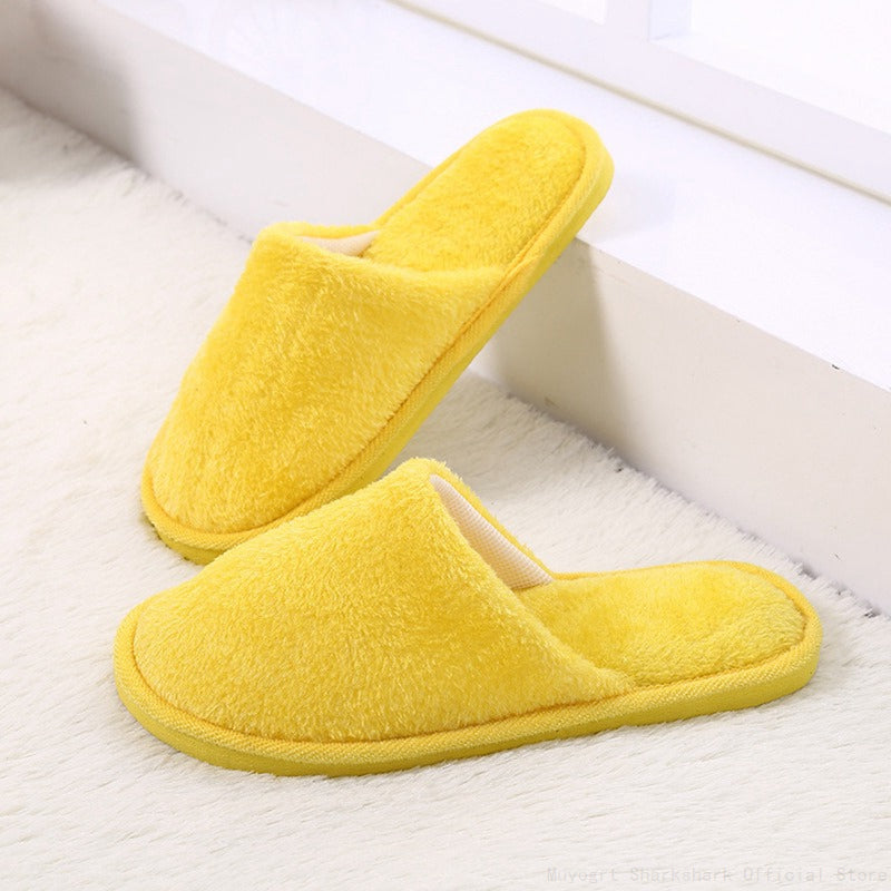 Annalise - Talon épais coton fourrure chaussons confortables femmes