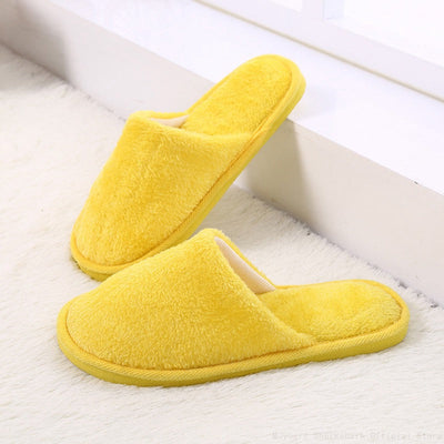 Annalise - Talon épais coton fourrure chaussons confortables femmes