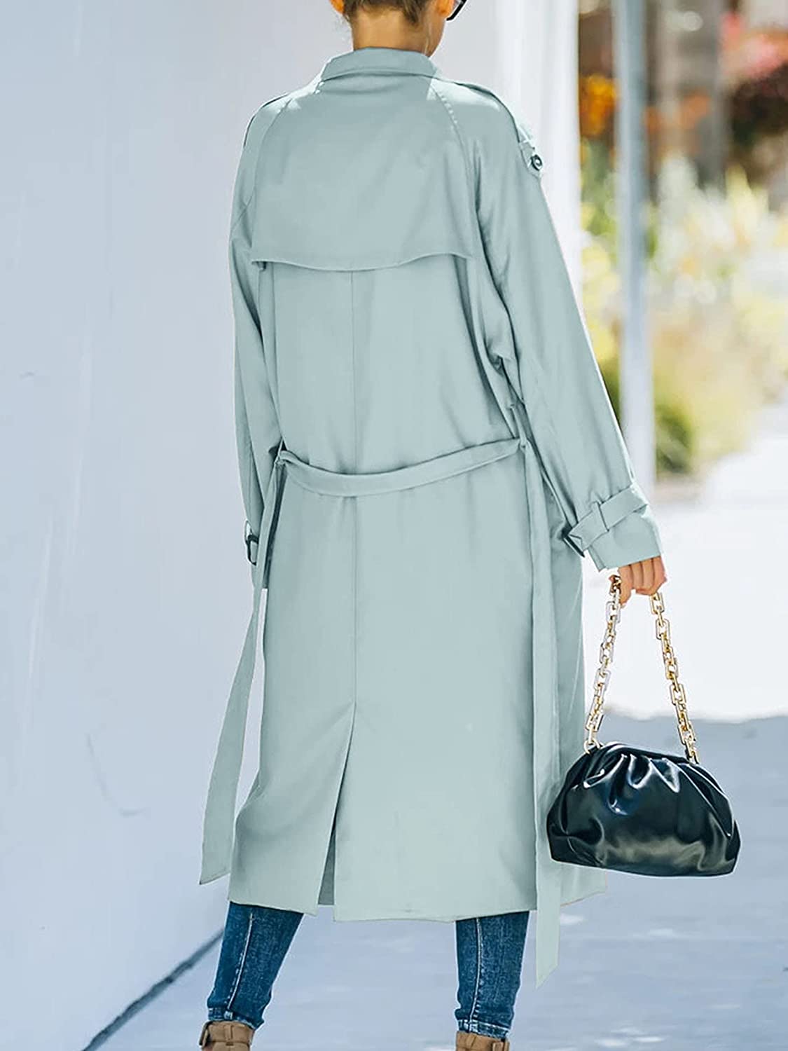 Armani  - Trench-coat long et élégant pour femmes pour l'hiver