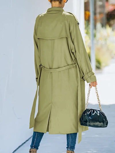 Armani  - Trench-coat long et élégant pour femmes pour l'hiver
