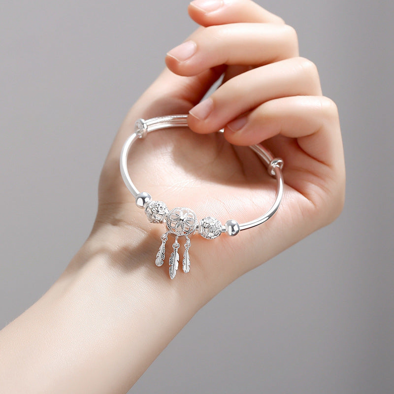 Hanna - Silver Dreamcatcher Bracelet